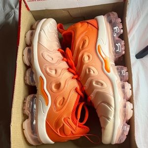 Orange Nike VaporMax Plus
